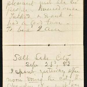 a page of handwritten text