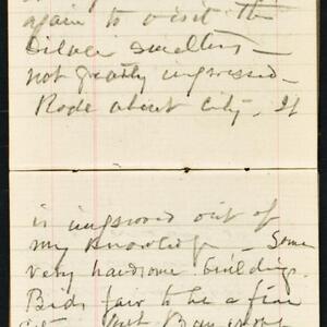 a page of handwritten text