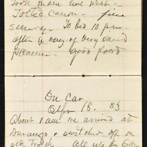 a page of handwritten text