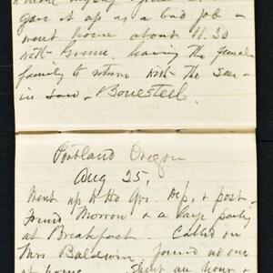 a page of handwritten text