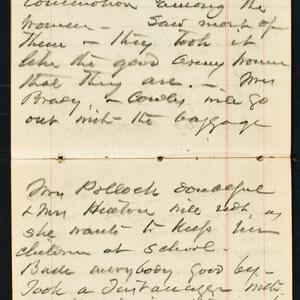 a page of handwritten text