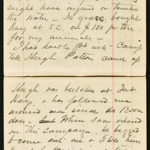 a page of handwritten text