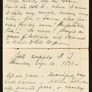 a page of handwritten text