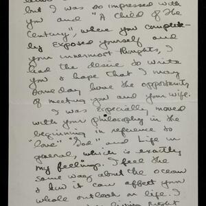 a page of handwritten text