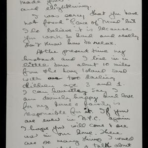 a page of handwritten text