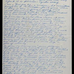 a page of handwritten text