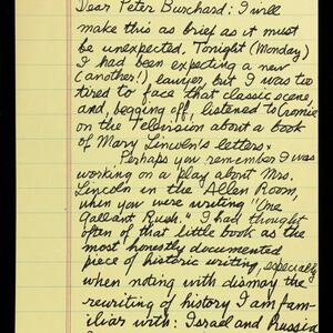 a page of handwritten text