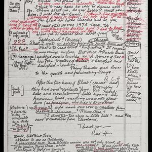 a page of handwritten text