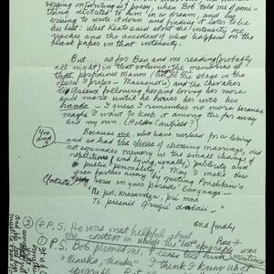 a page of handwritten text