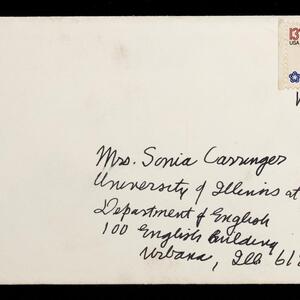 a page of handwritten text