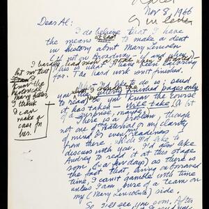 a page of handwritten text