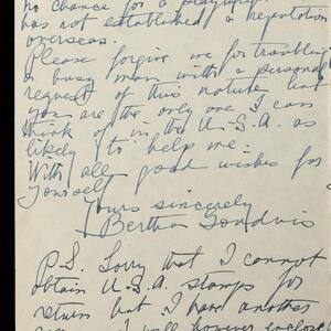 a page of handwritten text