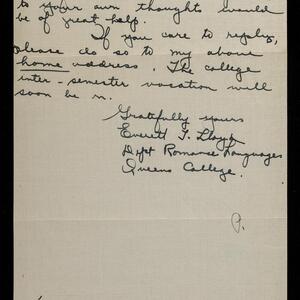 a page of handwritten text