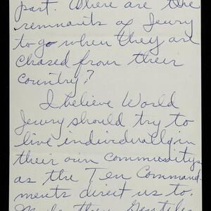 a page of handwritten text