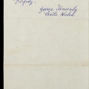 a page of handwritten text