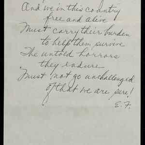 a page of handwritten text