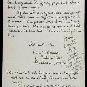 a page of handwritten text