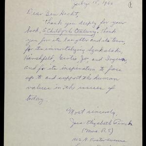 a page of handwritten text