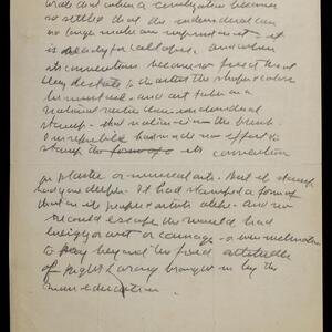 a page of handwritten text