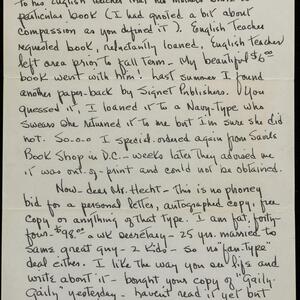 a page of handwritten text