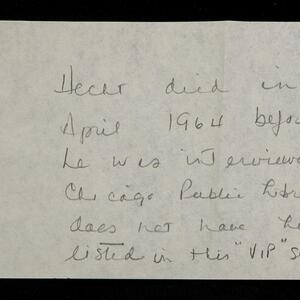 a page of handwritten text