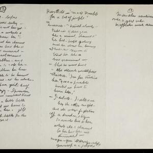 a page of handwritten text