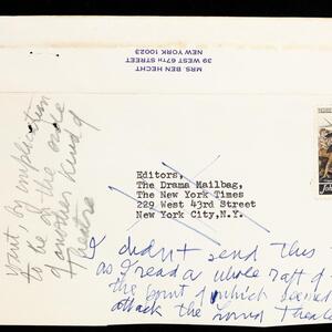 a page of handwritten text