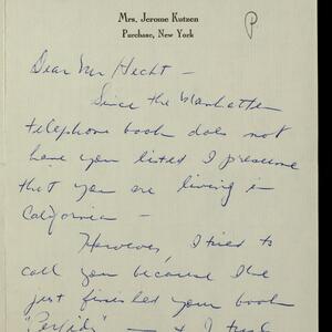 a page of handwritten text