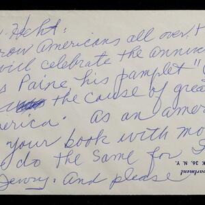 a page of handwritten text