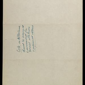 a page of handwritten text