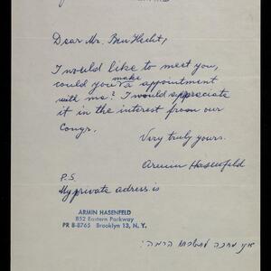 a page of handwritten text