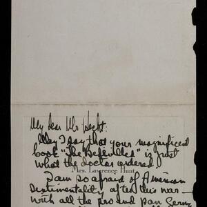 a page of handwritten text