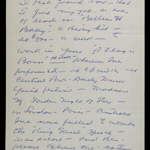 a page of handwritten text