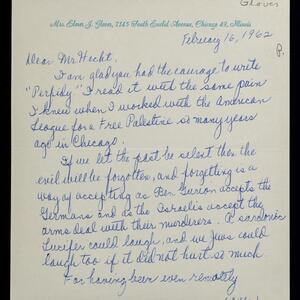 a page of handwritten text