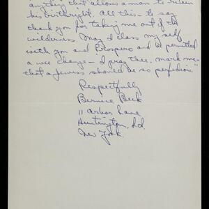 a page of handwritten text