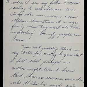 a page of handwritten text