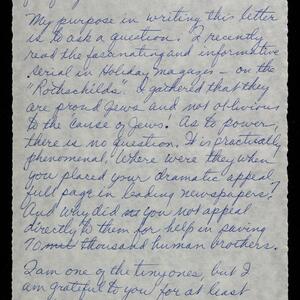 a page of handwritten text