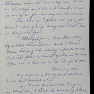 a page of handwritten text