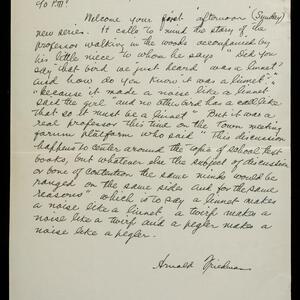 a page of handwritten text