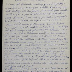 a page of handwritten text