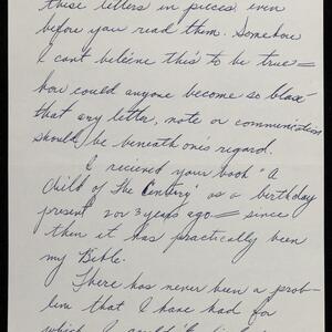 a page of handwritten text