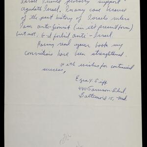 a page of handwritten text