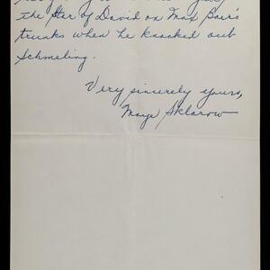 a page of handwritten text