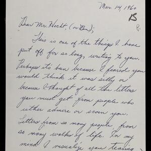 a page of handwritten text