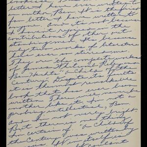 a page of handwritten text