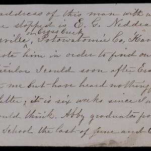 a page of handwritten text