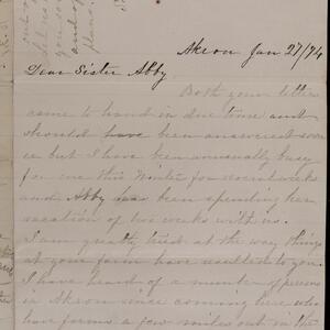 a page of handwritten text