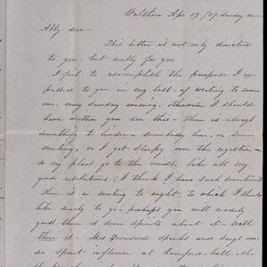 a page of handwritten text