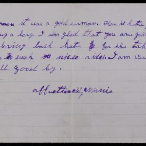 a page of handwritten text