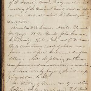 a page of handwritten text